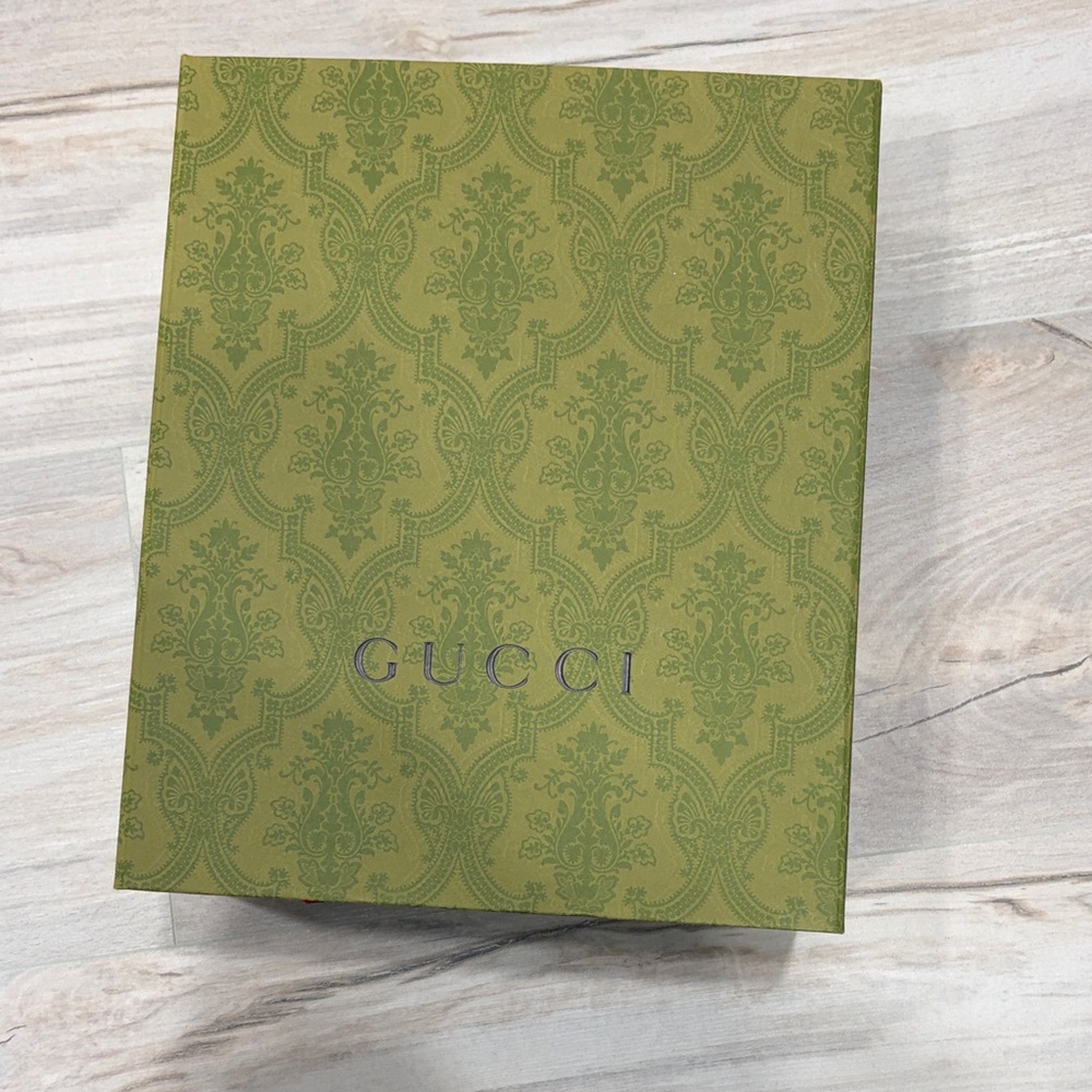 Gucci Olive Green Patterned Box